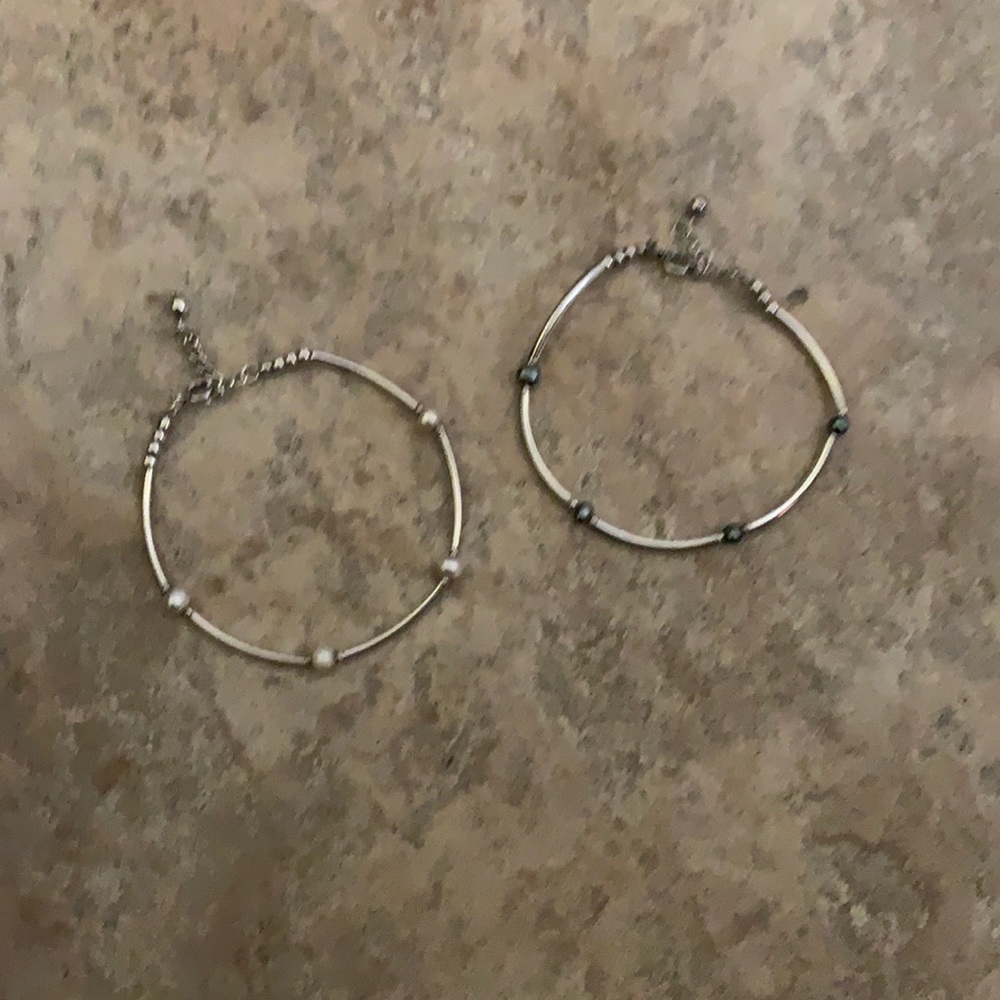Silver Avon bracelets